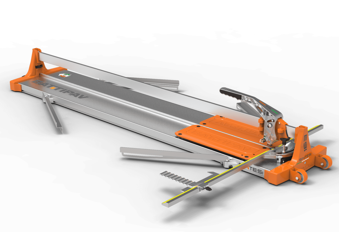 Battipav 40163 Sintesi 163 1630 mm Length x 4-21 mm Cutting Thickness x 22 mm Stainless Steel Manual Tile Cutter