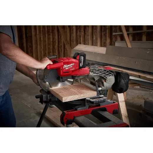 Milwaukee 2734-20 10 in 4000 rpm M18 FUEL™ Dual Bevel Sliding Compound Cordless Miter Saw (Tool Only)