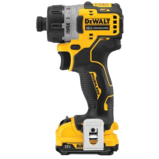 DeWalt DCF601F2 XTREME™ 12V MAX* 1/4 in 12 V Lithium-Ion Brushless Cordless Screwdriver Kit