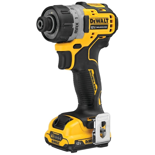 DeWalt DCF601F2 XTREME™ 12V MAX* 1/4 in 12 V Lithium-Ion Brushless Cordless Screwdriver Kit