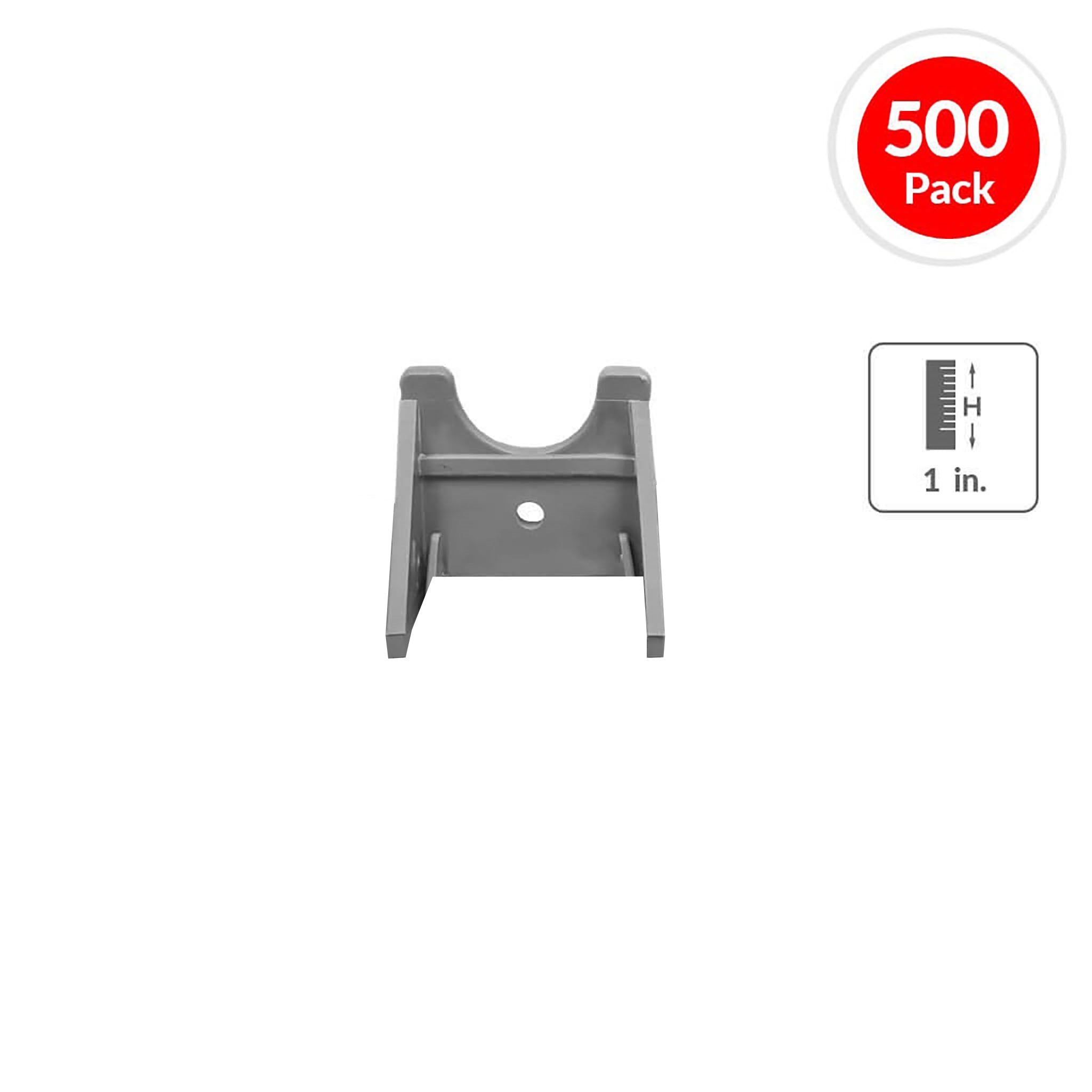 Individual 1-inch Plastic Rebar Linden Chair (500-Pack)