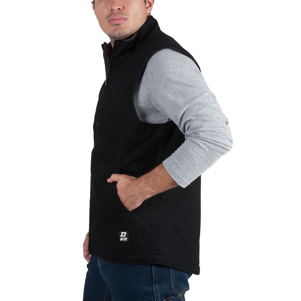 Sherpa Fleece-Lined Washed Duck Vest