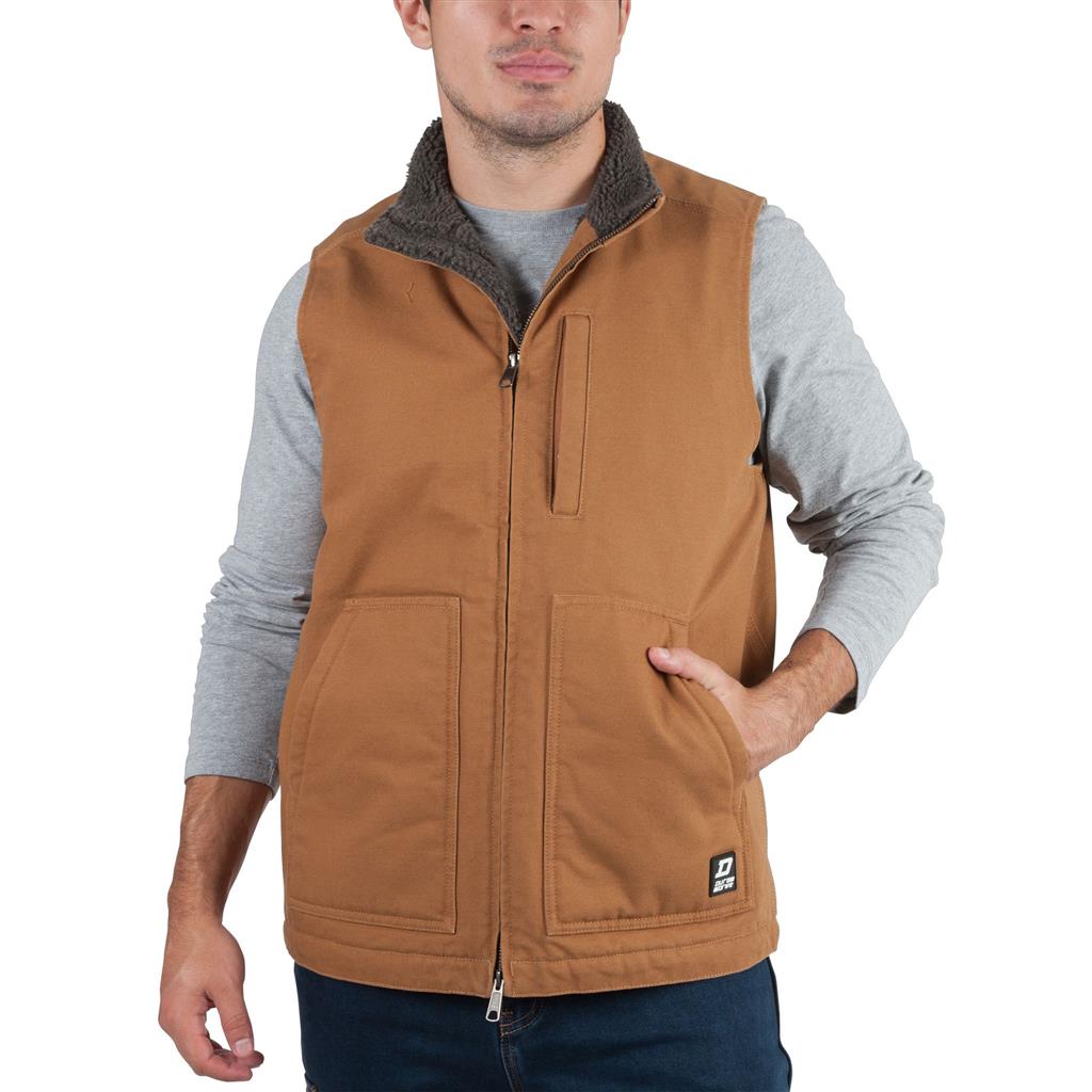 DuraDrive Sherpa Fleece-Lined Washed Duck Vest