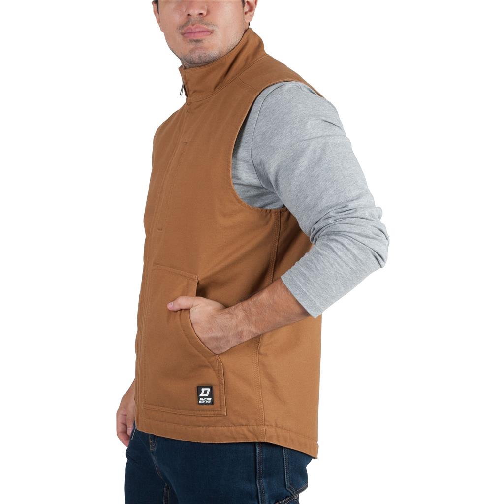 Sherpa Fleece-Lined Washed Duck Vest