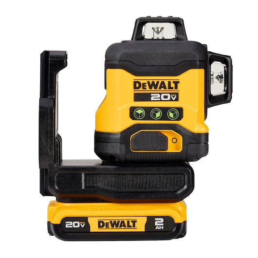 DeWalt DCLE34031D1 +/- 1/8 in @ 30 ft Green 3 x 360 deg Laser Kit