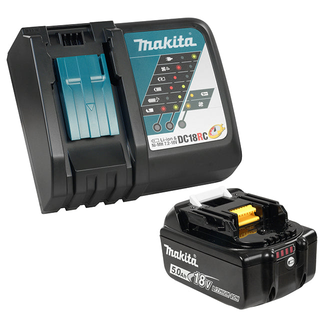 Makita Y-00309 Lithium-Ion 5 Ah 18 V Battery and Rapid Charger Kit