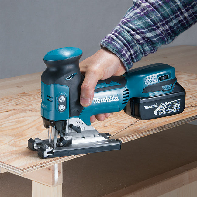 Makita DJV181RT1J LXT® Lithium-Ion 18 V 1 in 800-3500 spm Brushless Cordless Jigsaw with Barrel Handle