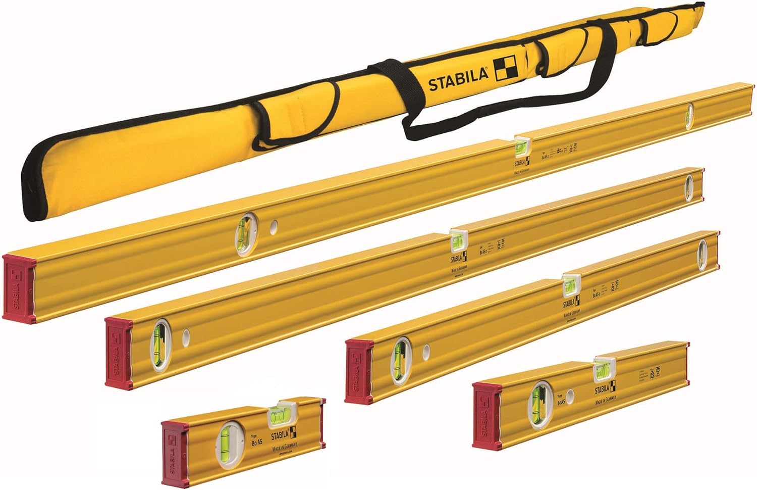 Stabila 29872 5 Pieces Type 80 Level Set