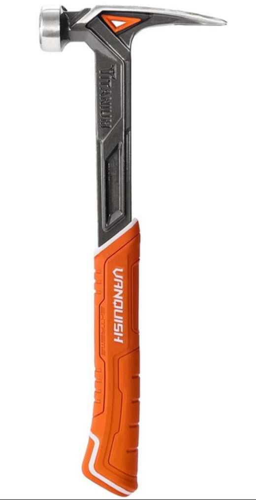 Vanquish Titanium-Steel 11oz Framing Hammer with Handle