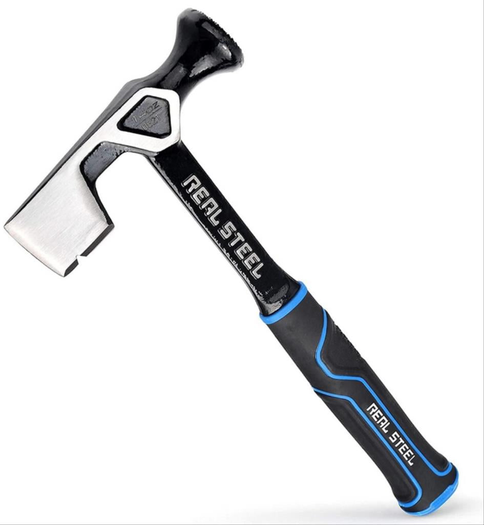 Real Steel Textured Rubber Grip Drywall Hammer