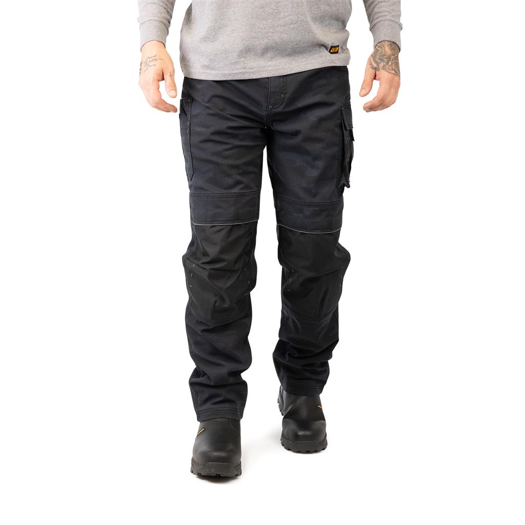 Lynx Brown/Grey/Camouflage Ripstop Fleece Lined Cargo Work Pant