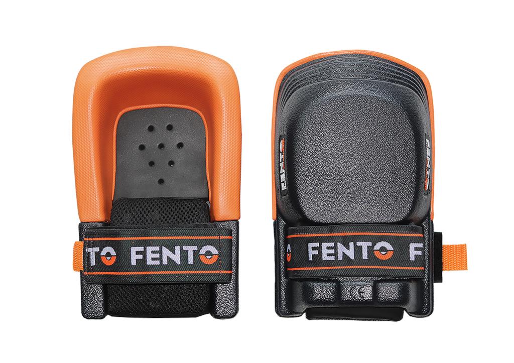 Fento ORIGINAL EVA Foam/Polyester Fabric/Polyurethane Foam/PVC Rubber Polyester 6.3 in Width x 10.24 in Height x 3.15 in Depth Knee Pad