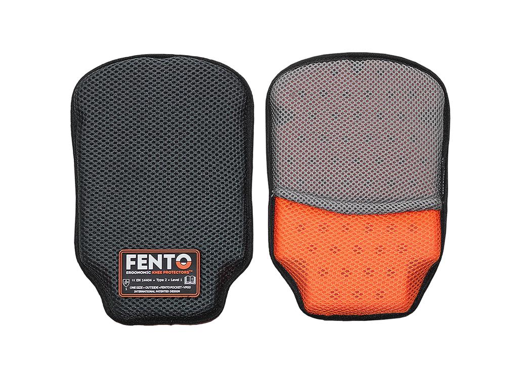 Fento POCKET PU/EVA/Polyester/PVC 6.3 in 9.25 in Knee Pad Insert