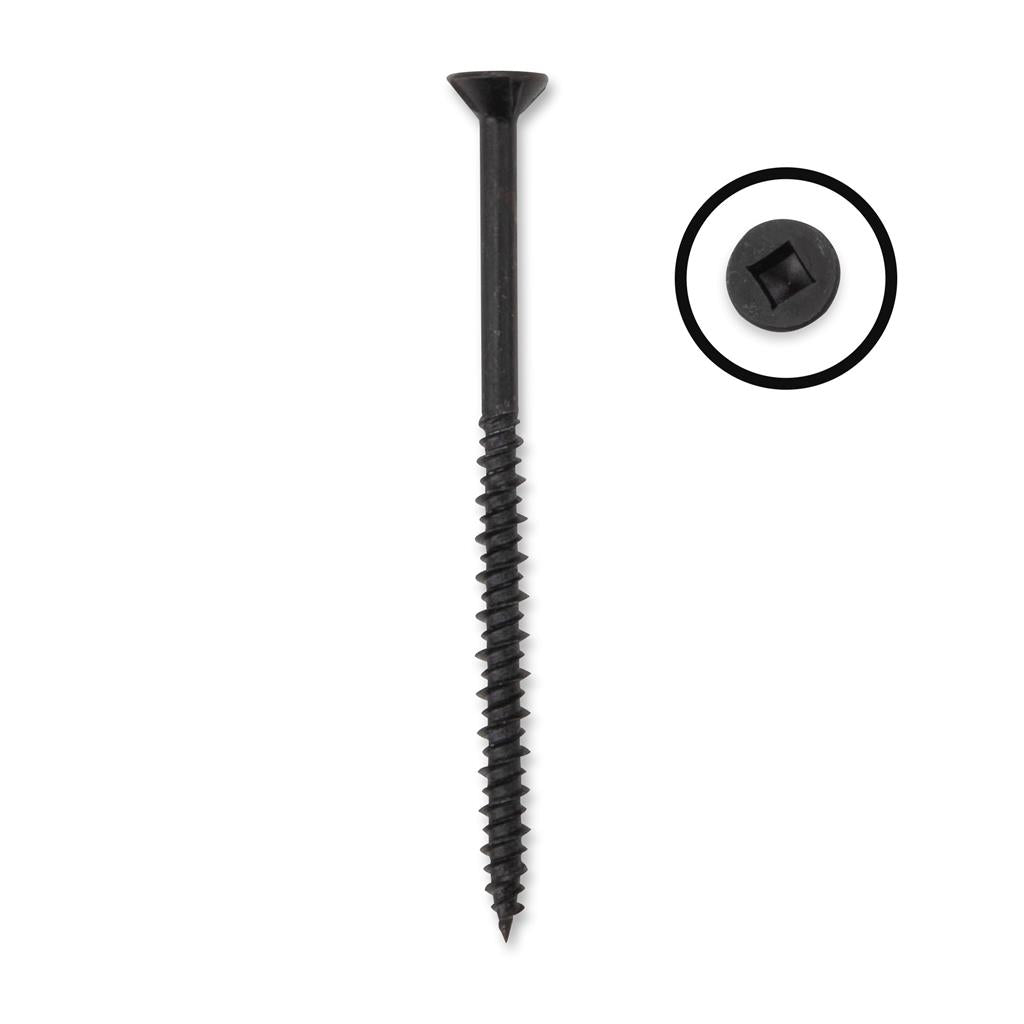 DuraDrive #8 x 2-1/2 in Low Root Zinc Coated Flooring Screw