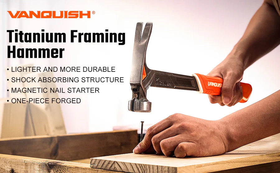 Vanquish 14 oz. Smooth Face Titanium Hammer