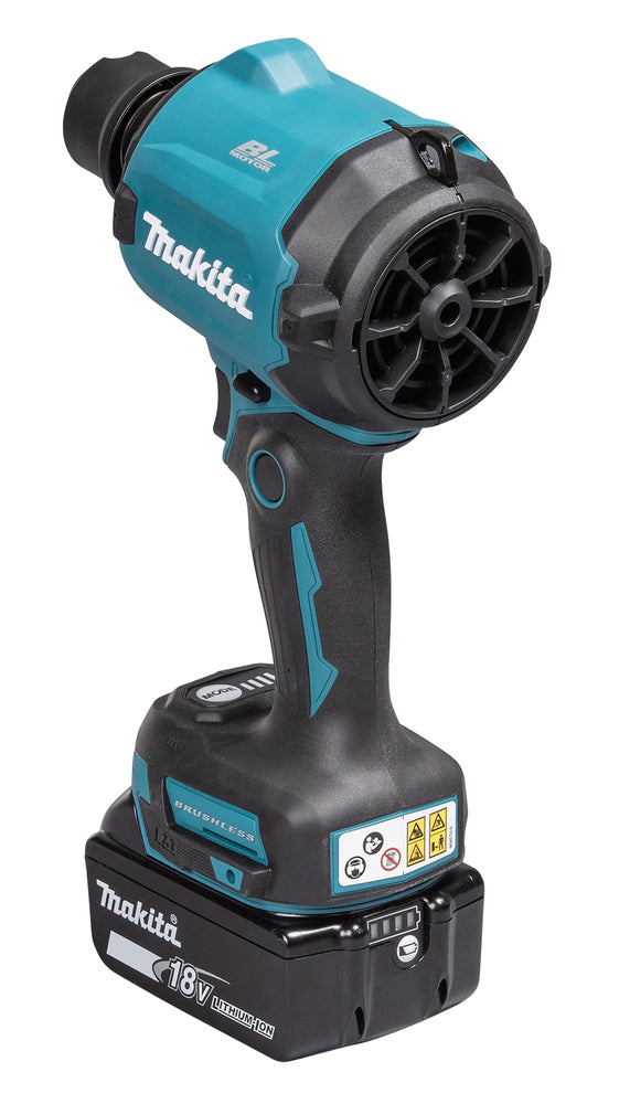 Makita DAS180Z LXT® 0-1.1 cu-m/min 0-1.1 N 0-1.7 N 0-2.3 N 0-2.8 N 0-29.7 kPa Brushless Cordless Dust Blower (Tool Only)