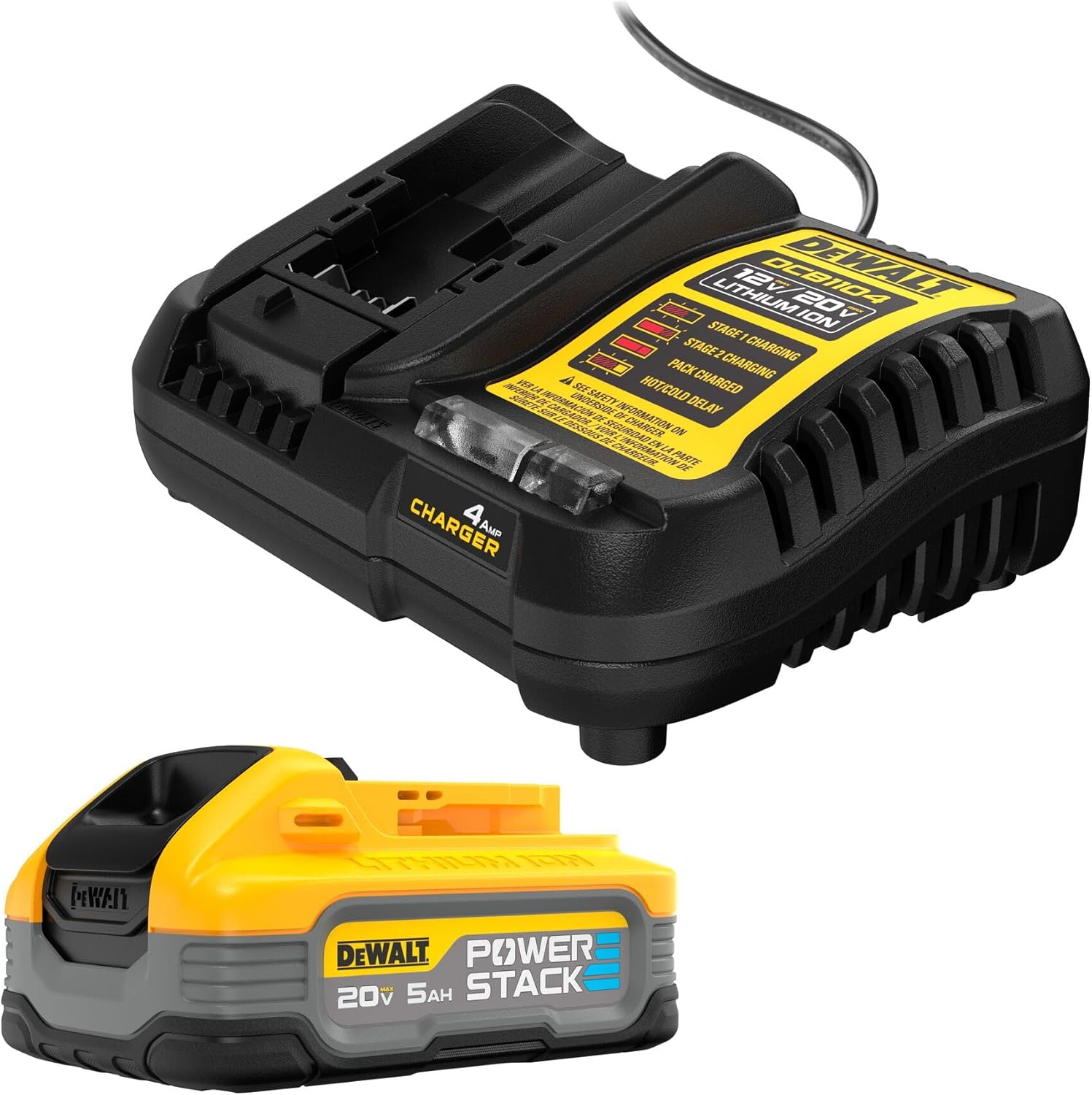 DEWALT DCBP520C 20 MAX POWER STACK STARTER KIT 5.0AH