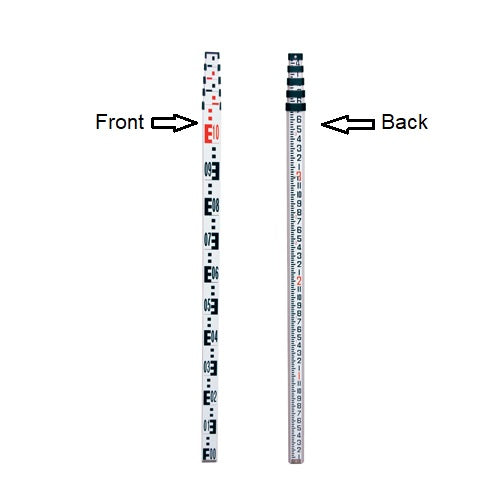 Robert Bosch Tool Corporation BOSCH 06-805MC 16 ft/5 m Aluminum Alloy Metric/Feet/Inches/8ths Telescoping Rod