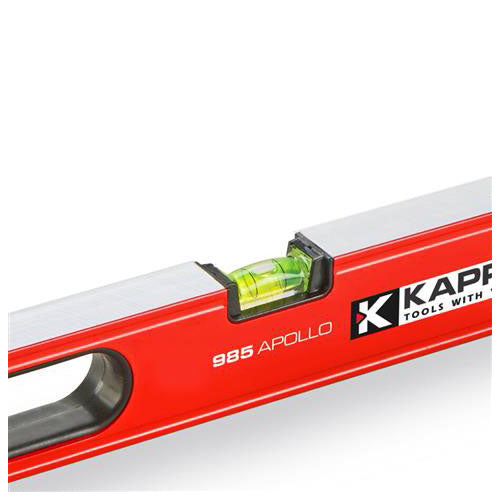 Kapro Industries 985-41X-16 Apollo™ XL 16 in +/- 0.5 mm/m (0.0005 in/in) Acrylic Vial Box Level