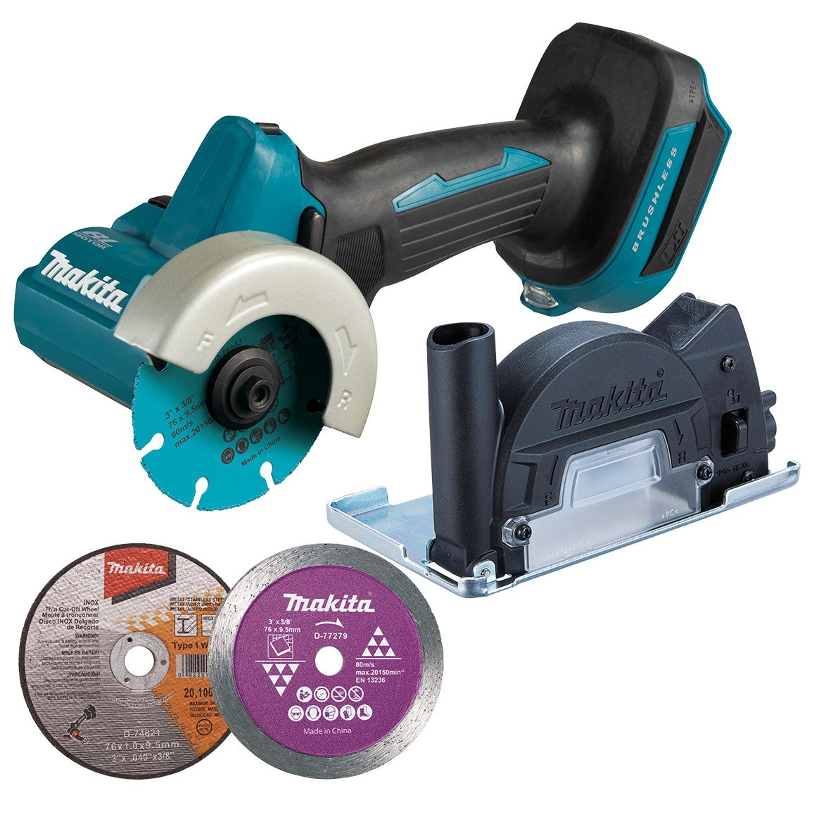 Makita DMC300Z LXT® 3 in 9.5 mm 18 V Brushless Compact Cut-Off Saw