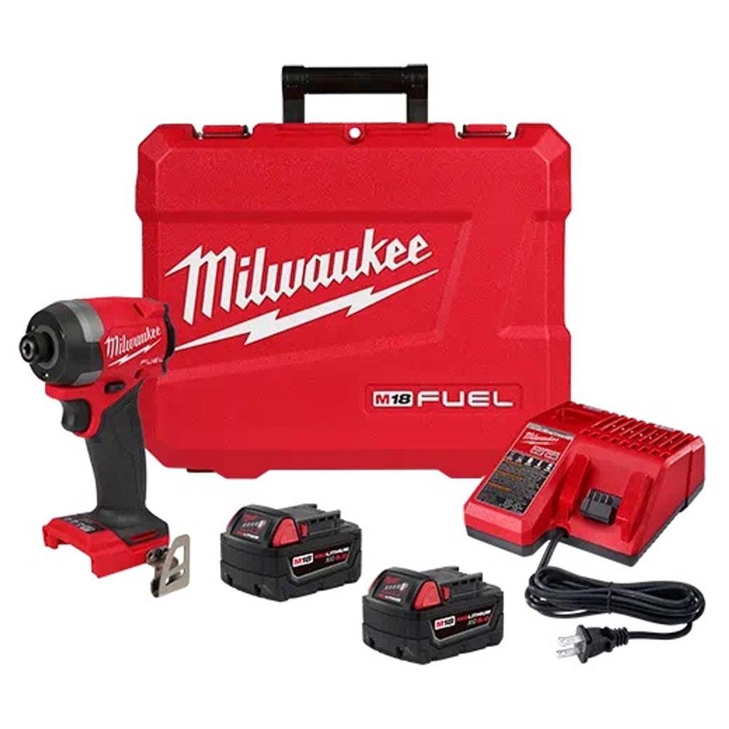 MILWAUKEE 2953-22 M18 FUEL  Hex Impact Driver Kit 1/4 Inches