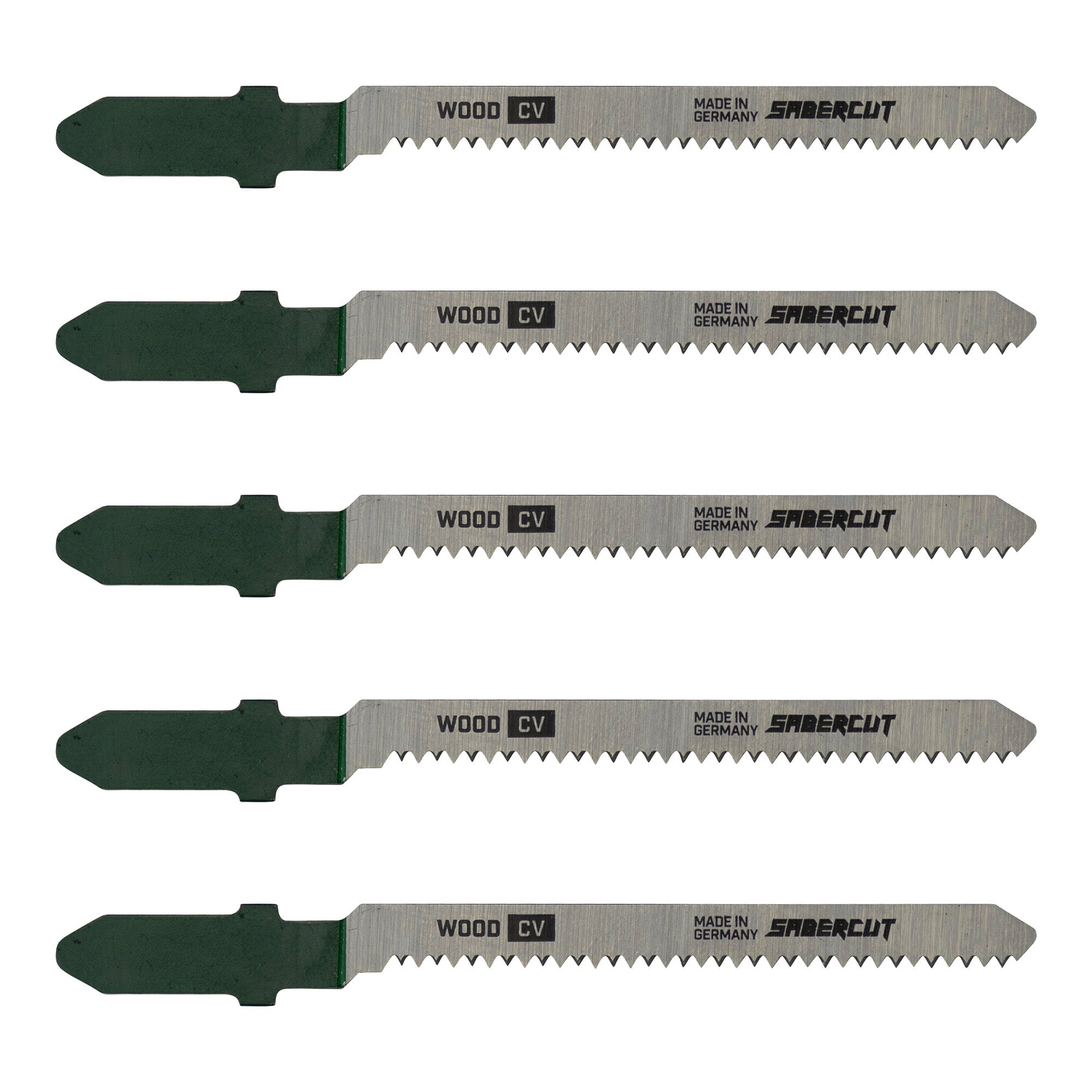 Sabercut 3 in. x 19TPI T-Shank Jigsaw Blade for Wood Scrolling (5-Pack)