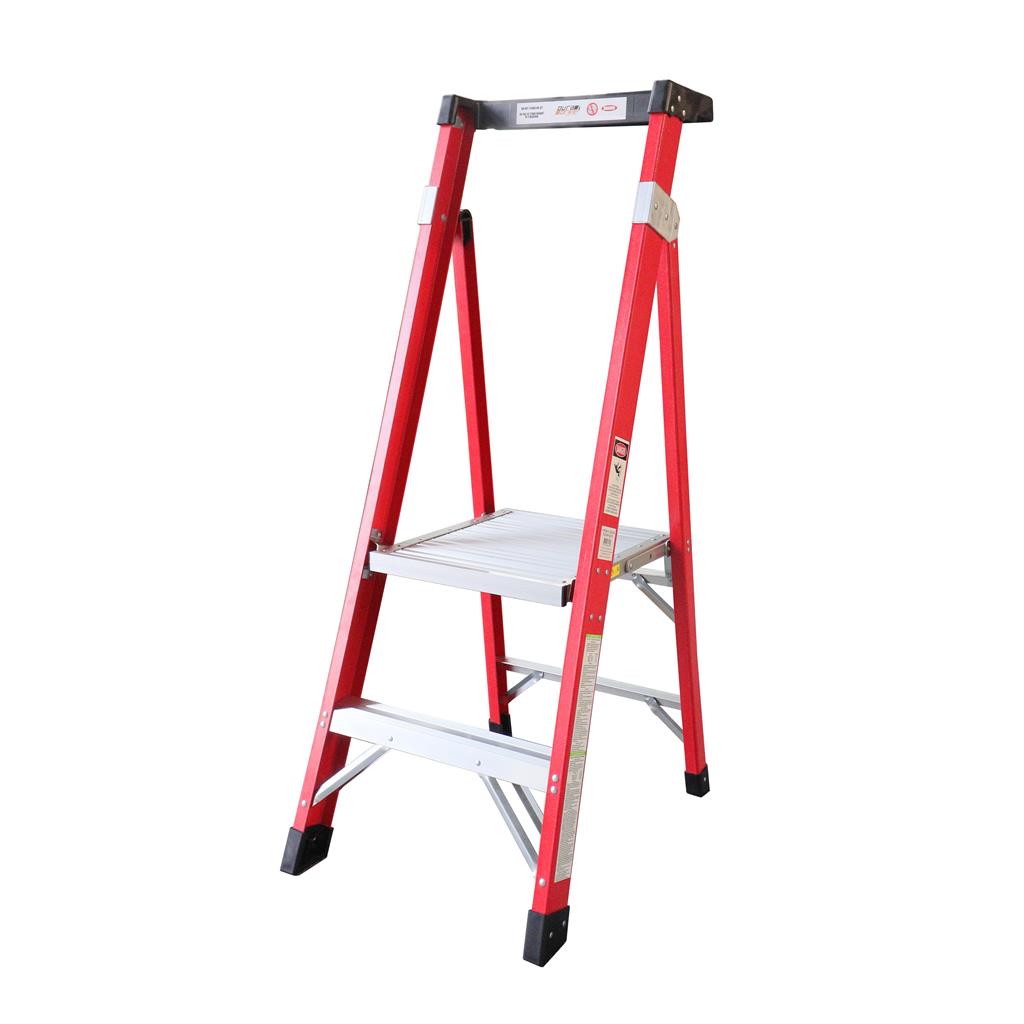 DuraDrive FGHP102S 300 lb 2 ft Fiberglass Platform Ladder