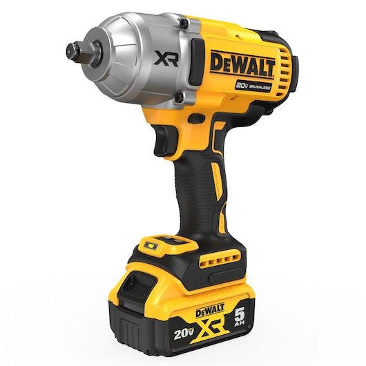 DeWalt DCF900P2 20V MAX* XR® 1/2 in Hog Ring 1400 ft/lb Breakaway 1030 ft/lb Fastening High Torque Cordless Impact Wrench with Hog Ring Anvil