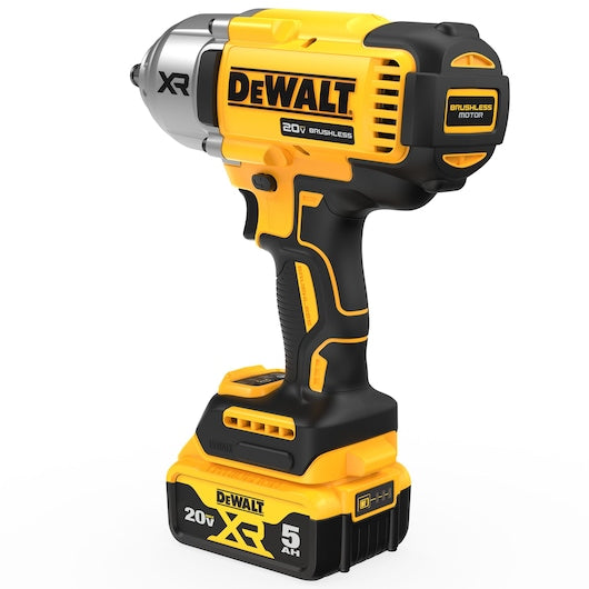 DeWalt DCF900P2 20V MAX* XR® 1/2 in Hog Ring 1400 ft/lb Breakaway 1030 ft/lb Fastening High Torque Cordless Impact Wrench with Hog Ring Anvil