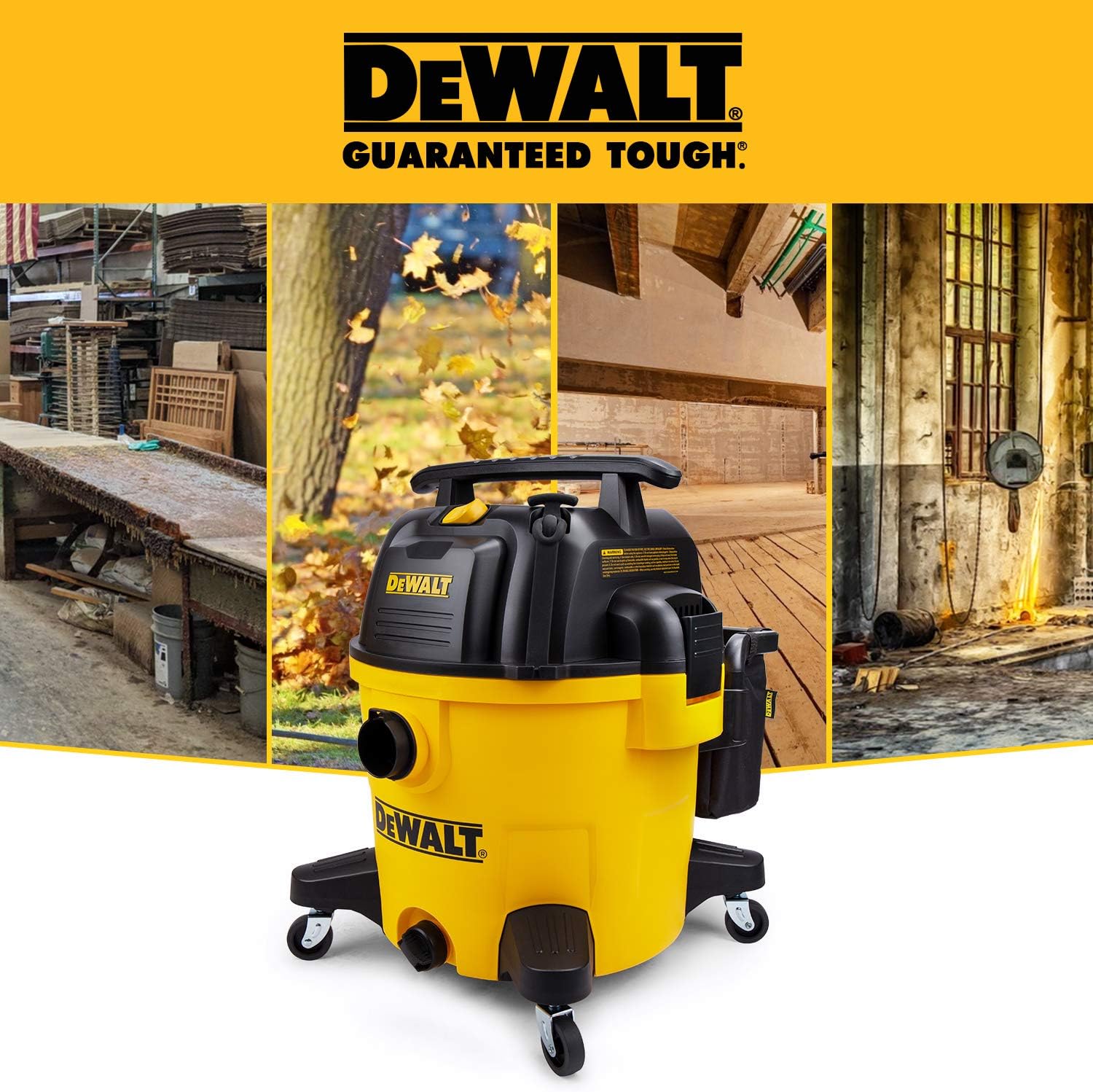 DeWalt DXV10P-QT Corded 290 W 5.5 hp 10 L Wet/Dry Vacuum (Tool Only)