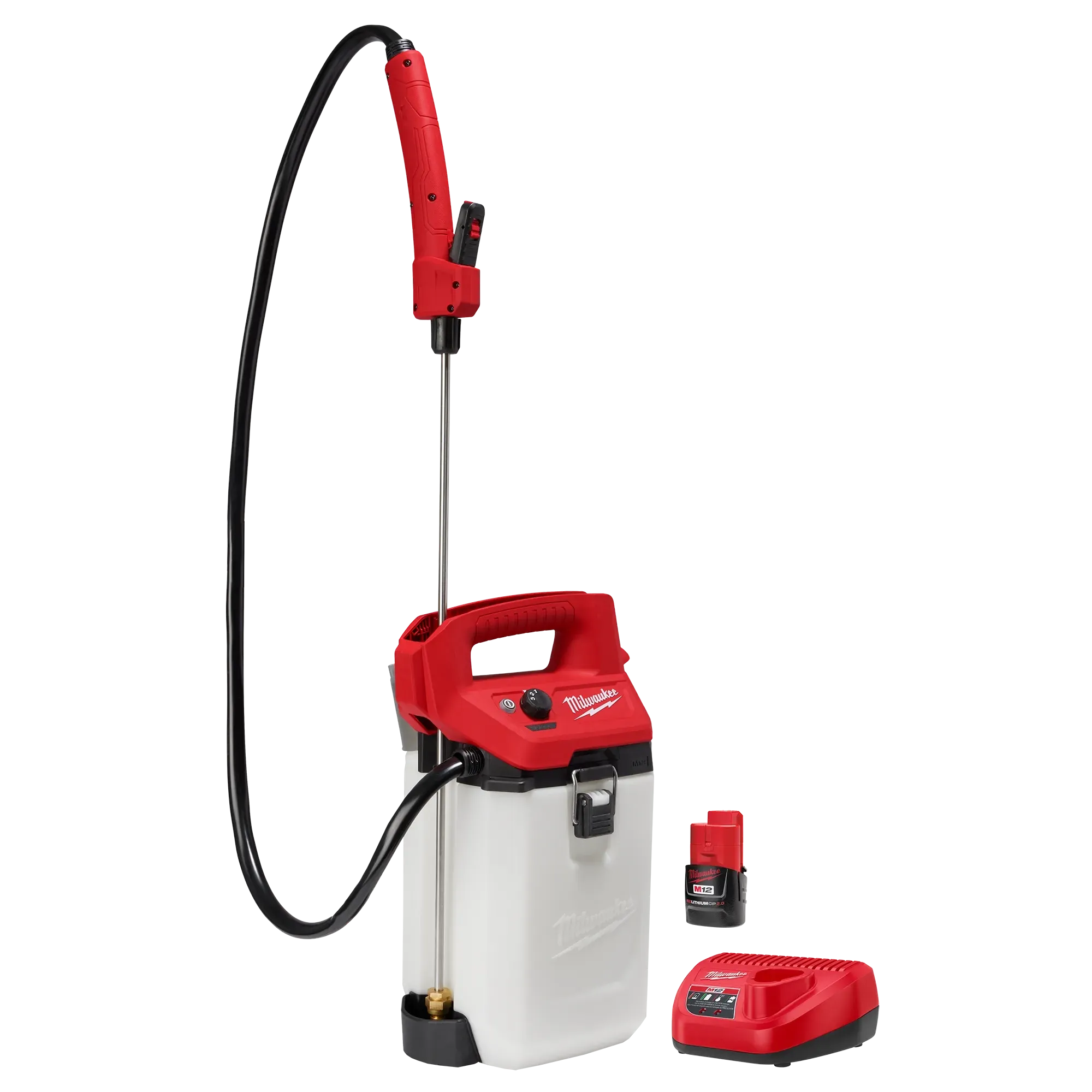 Milwaukee 2528-21G2 2 gal Vertical 17 ft Cordless Handheld Sprayer Kit