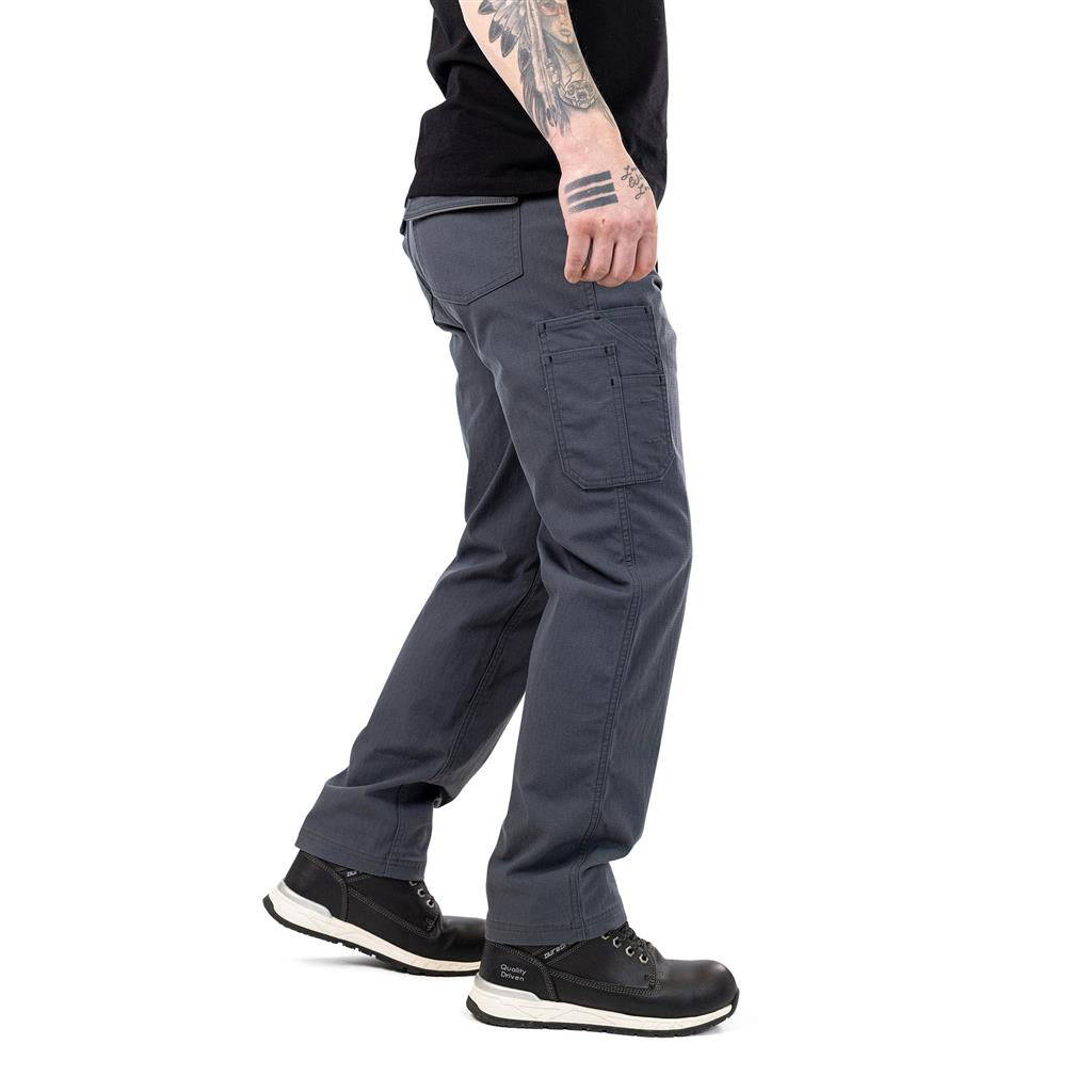 DuraDrive Ash Grey/Camouflage CONCRETE Ripstop Cargo Work Pant