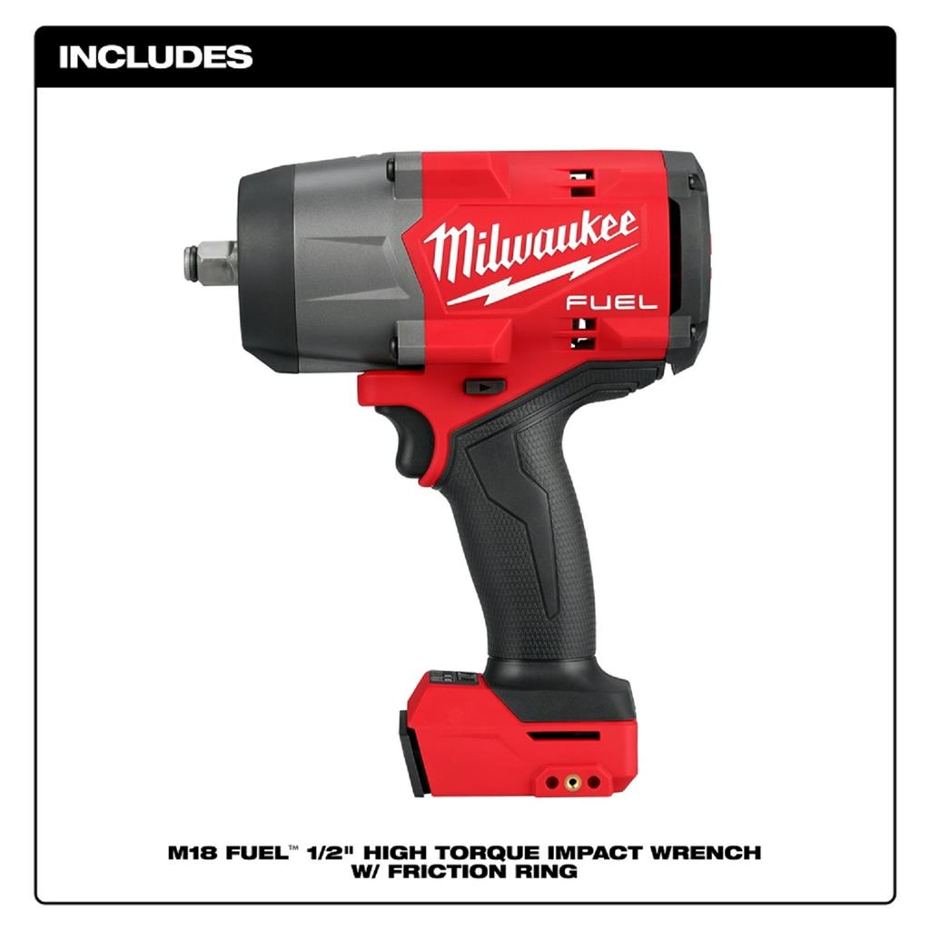 MILWAUKEE M18 FUEL™ 1/2 Inches High Torque Impact Wrench w/ Friction Ring