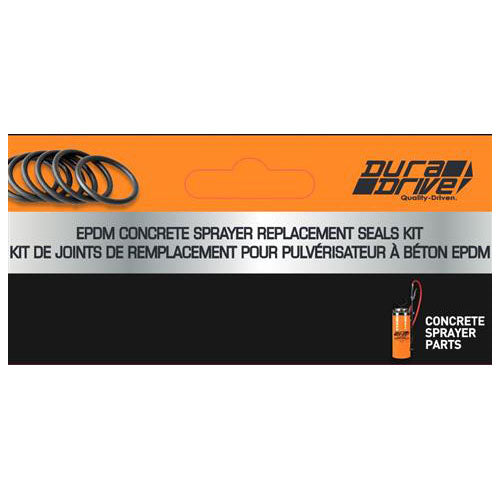 DuraDrive EPDM Concrete Sprayer Replacement Seal Kit