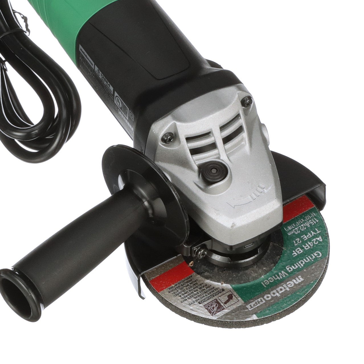 Metabo HPT G12SR4 4-1/2 in x 5/8 in 120 V Corded Angle Grinder with Slide Switch