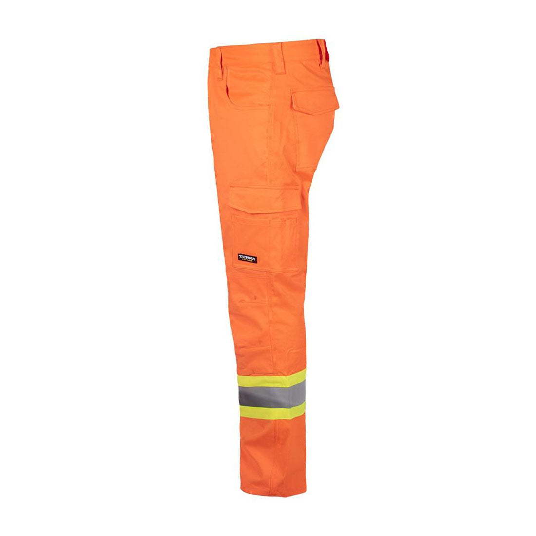 Terra 11-6618 Men's 30 in High-Visibility Orange Scratch Cargo Pant