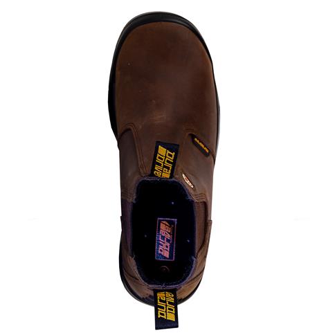 Docoo2 DuraDrive Pronto 6 in. Water Resistant Slip-On Work Boots, Brown