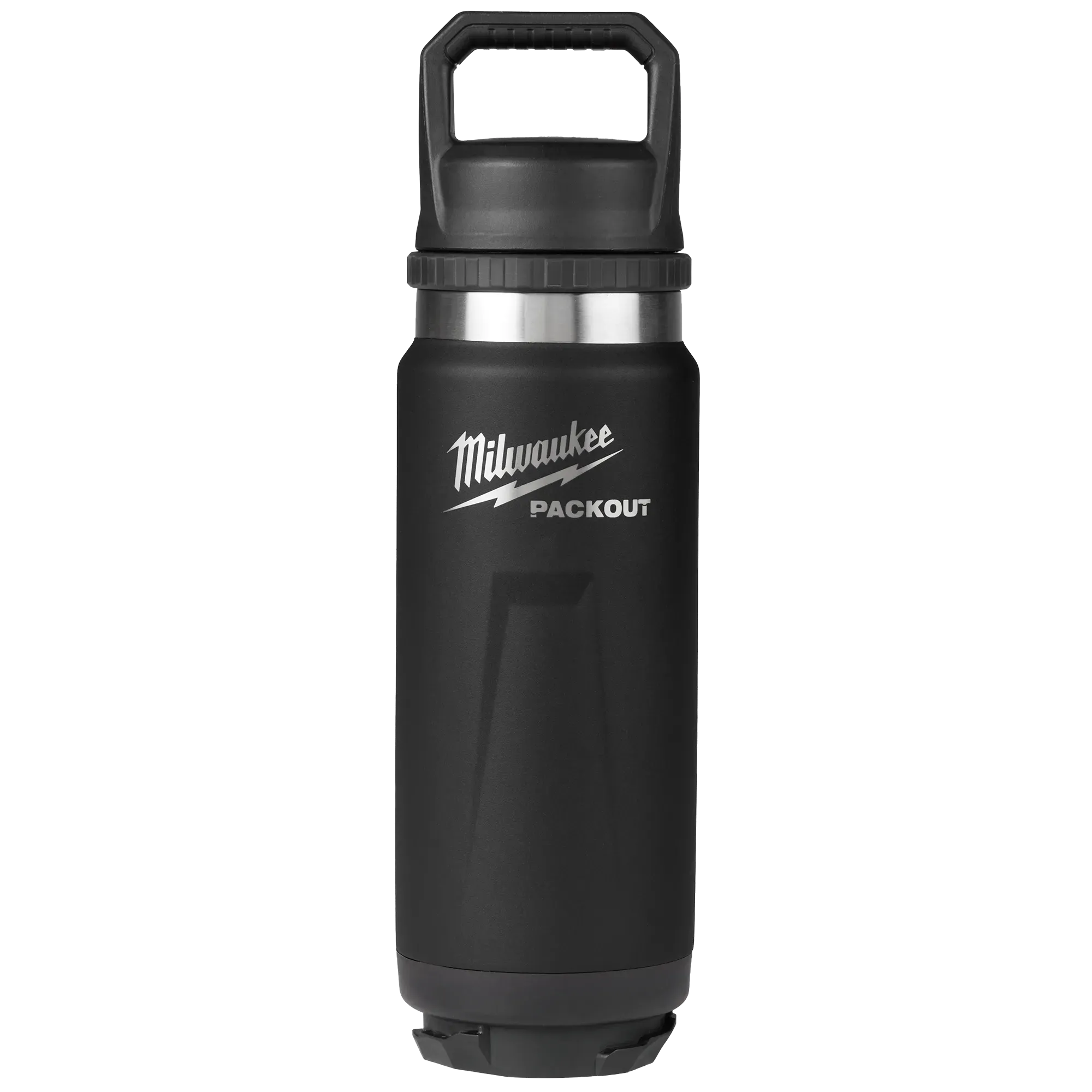 Milwaukee 48-22-8396B PACKOUT™ 24 oz 18/8 Stainless Steel Black Insulated Bottle with Chug Lid