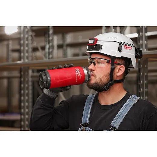 Milwaukee 48-22-8396R PACKOUT™ 24 oz 18/8 Stainless Steel Red Insulated Bottle with Chug Lid