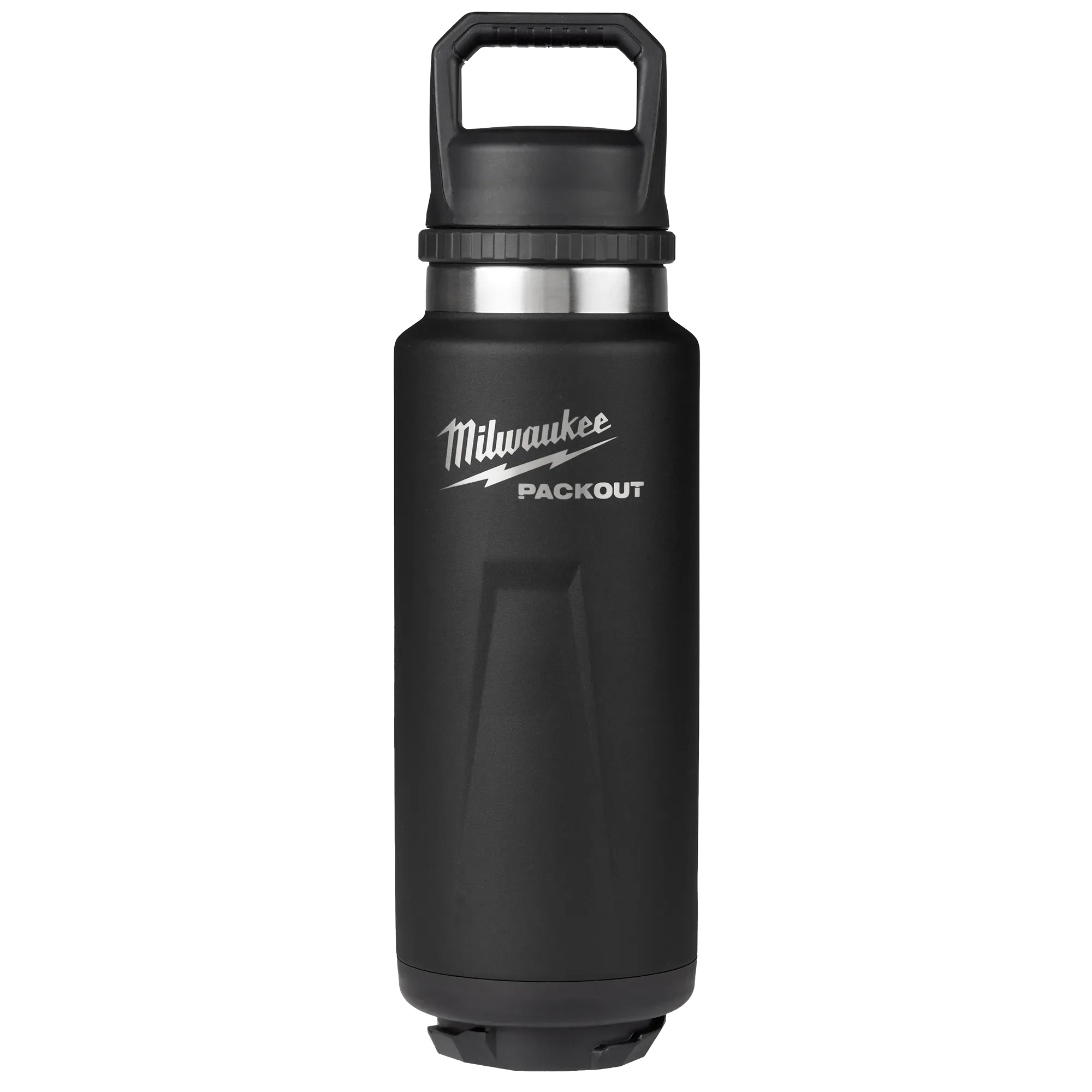 Milwaukee 48-22-8397B PACKOUT™ 36 oz 18/8 Stainless Steel Black Insulated Bottle with Chug Lid