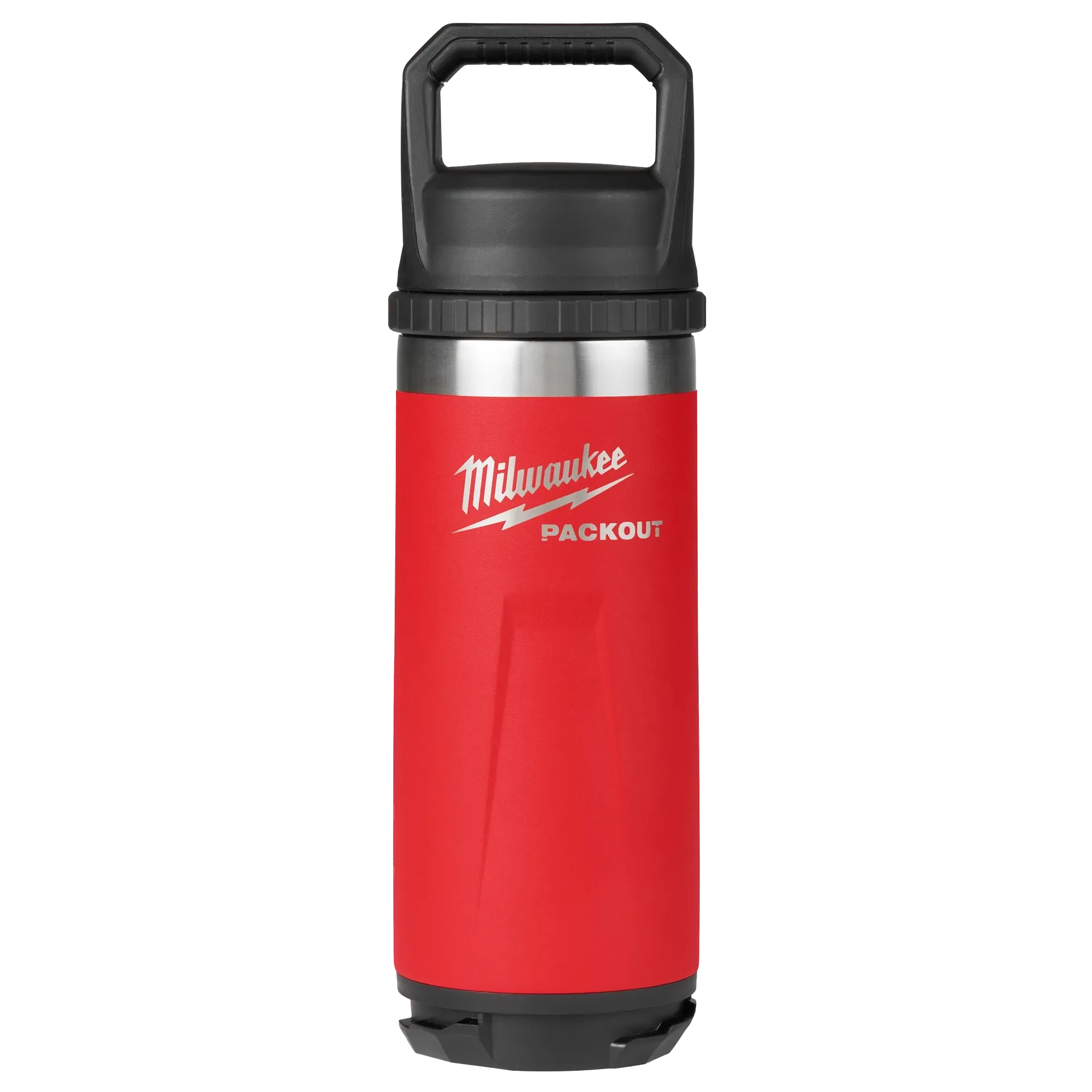 Milwaukee 48-22-8382R PACKOUT™ 18 oz 18/8 Stainless Steel Red Insulated Bottle with Chug Lid