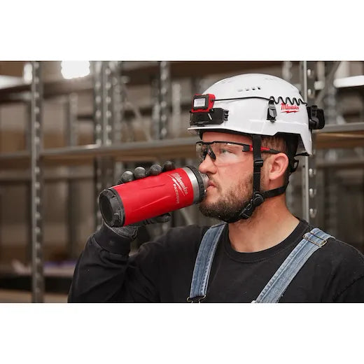 Milwaukee 48-22-8382R PACKOUT™ 18 oz 18/8 Stainless Steel Red Insulated Bottle with Chug Lid