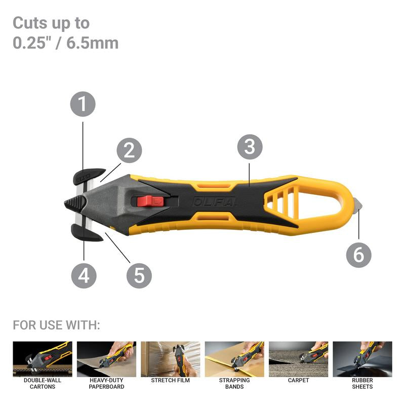 OLFA 1140922 SK-16 QUICK-CHANGE CONCEALED BLADE SAFE CUTTER