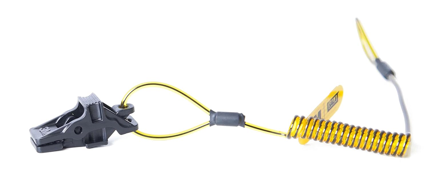 3M 1500178 Yellow 260 mm x 60 mm Hard Hat Coil Tether