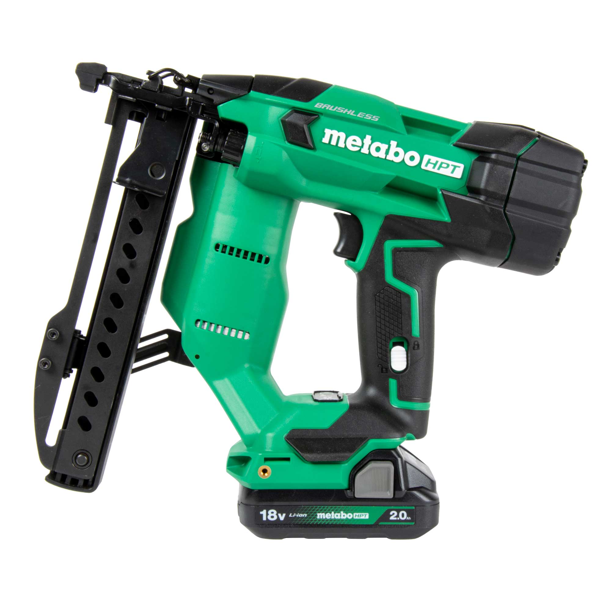 METABO HPT N1804DAM 18V MultiVolt™ Brushless 18-Gauge 1/4 Inches Narrow Crown Stapler Kit