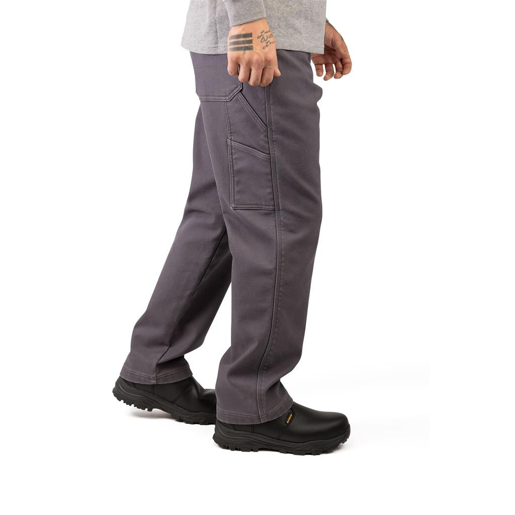 DuraDrive Carpenter's Duck Canvas Fleece Lined Thermal Work Pants