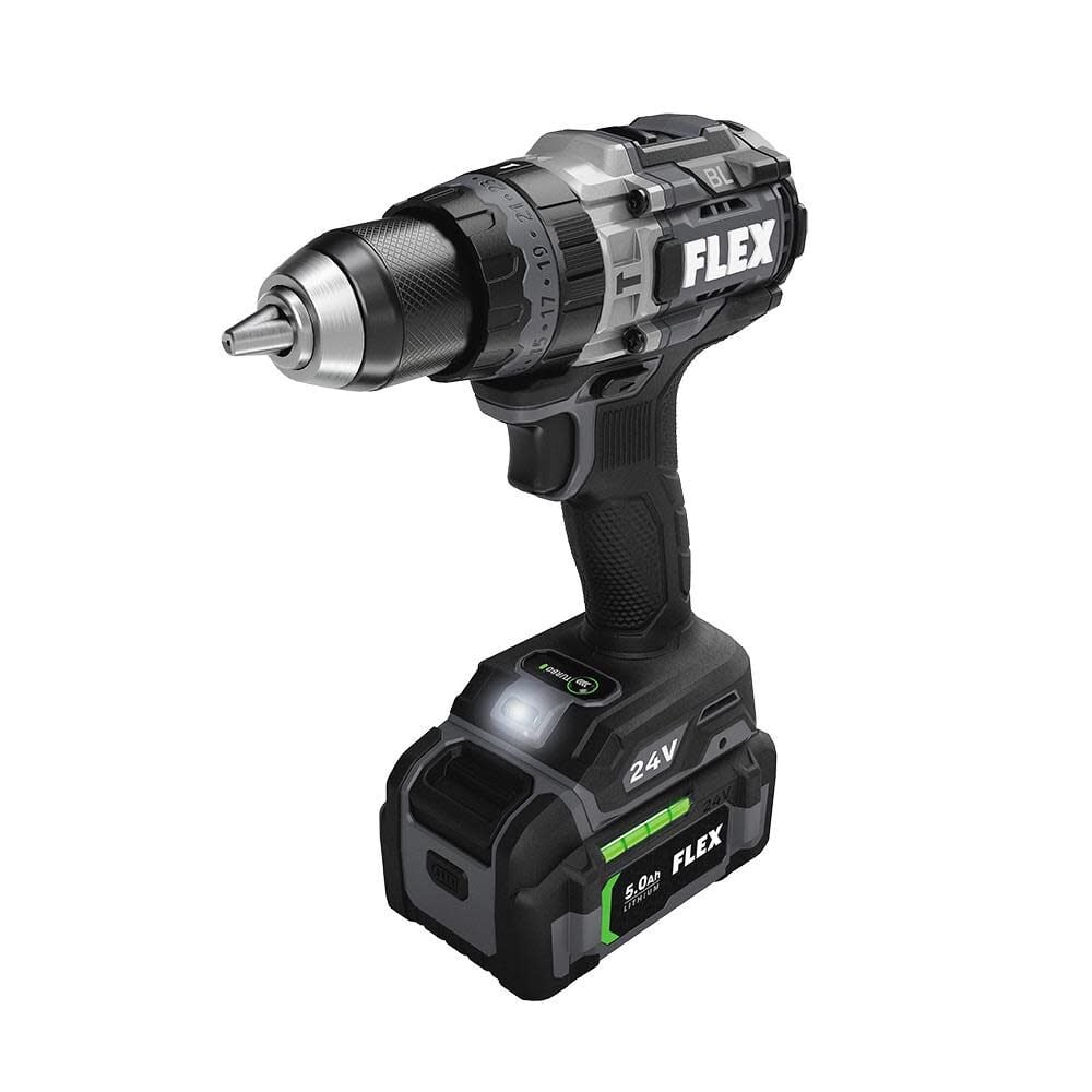 FLEX FXM202-2B HAMMER DRILL WITH TURBO MODE AND QUICK EJECT IMPACT DRIVER KIT