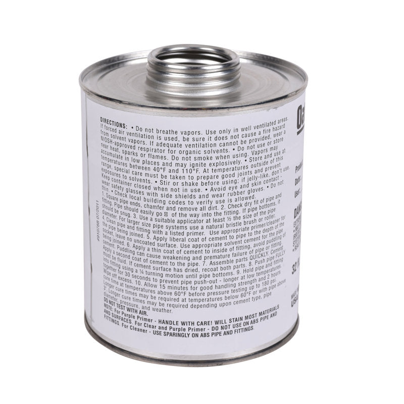 Oatey 31307 32 oz Stainless Steel Replacement Cement Can