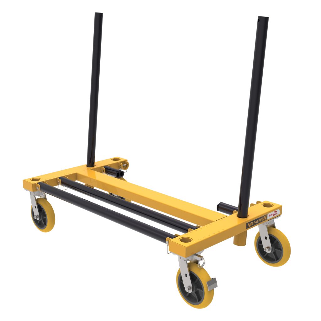 METALTECH I-BMDHER31YGR DRYWALL H-CART W/ CASTERS 3000LBS