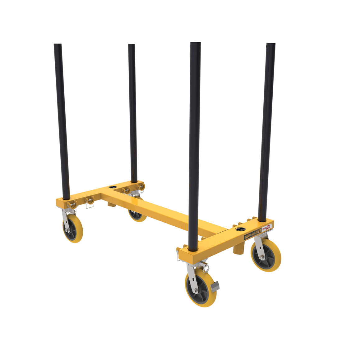 METALTECH I-BMDHER31YGR DRYWALL H-CART W/ CASTERS 3000LBS